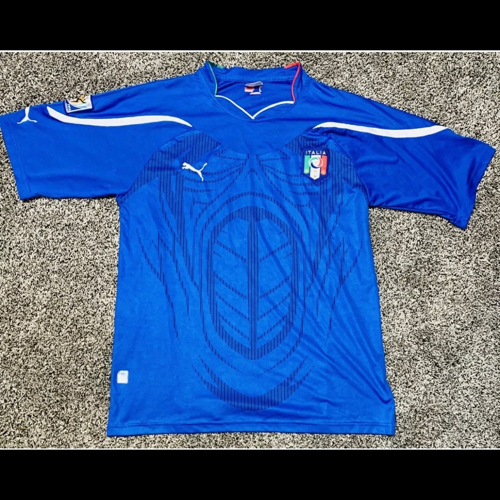 Italy home soccer jersey mens XL